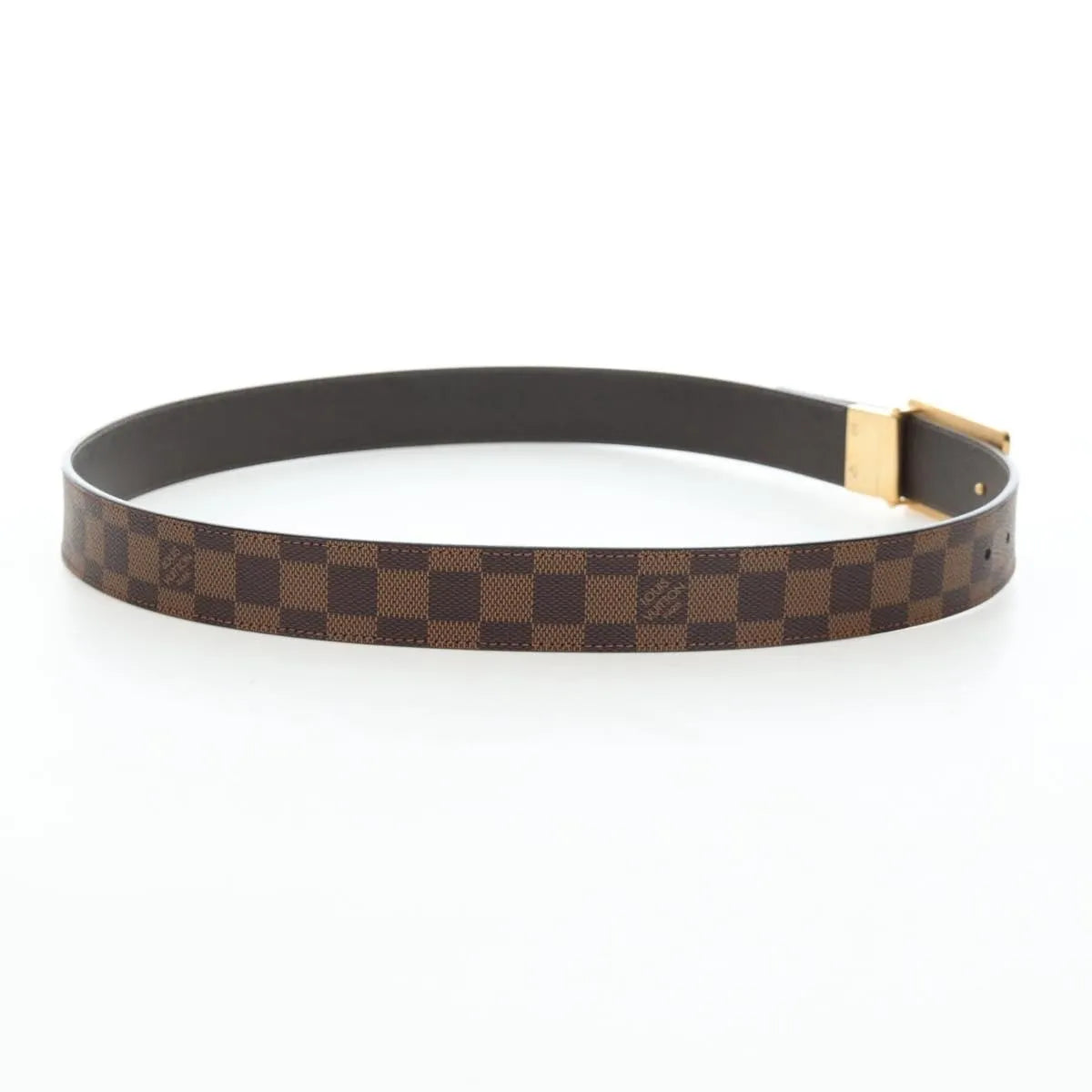 Louis Vuitton Inventeur Belt Damier Ebene, Brown, Canvas, Belt