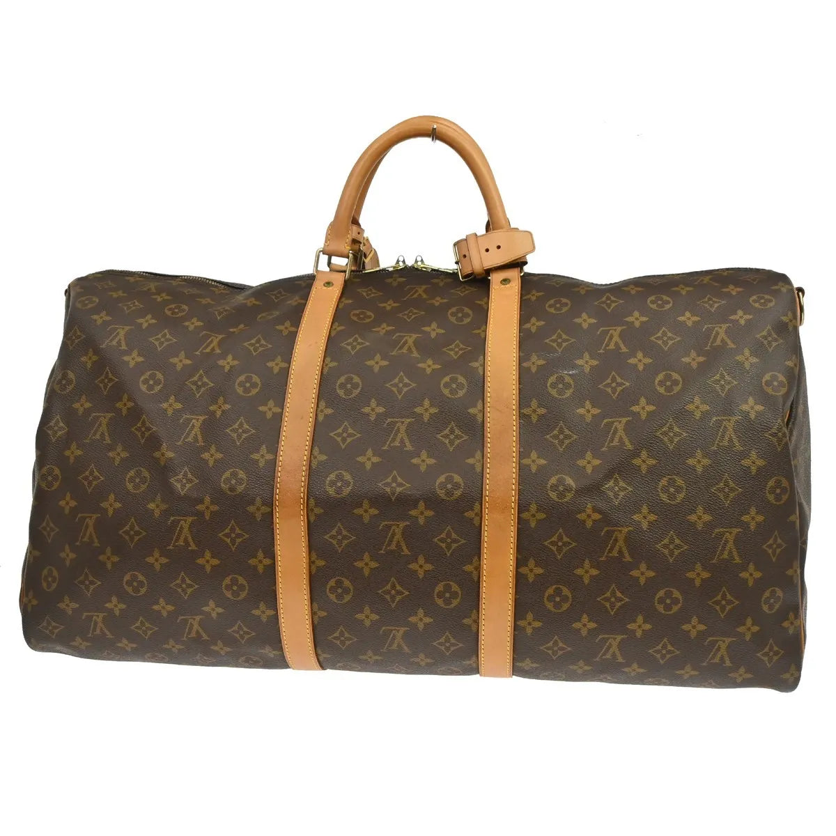 Louis Vuitton Keepall Bandouliere Monogram Canvas, Brown, Canvas, Travel Bag