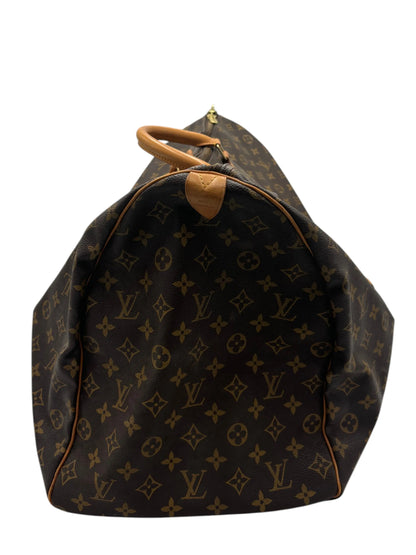 Louis Vuitton Keepall Monogram Canvas, Brown, Canvas, Travel Bag