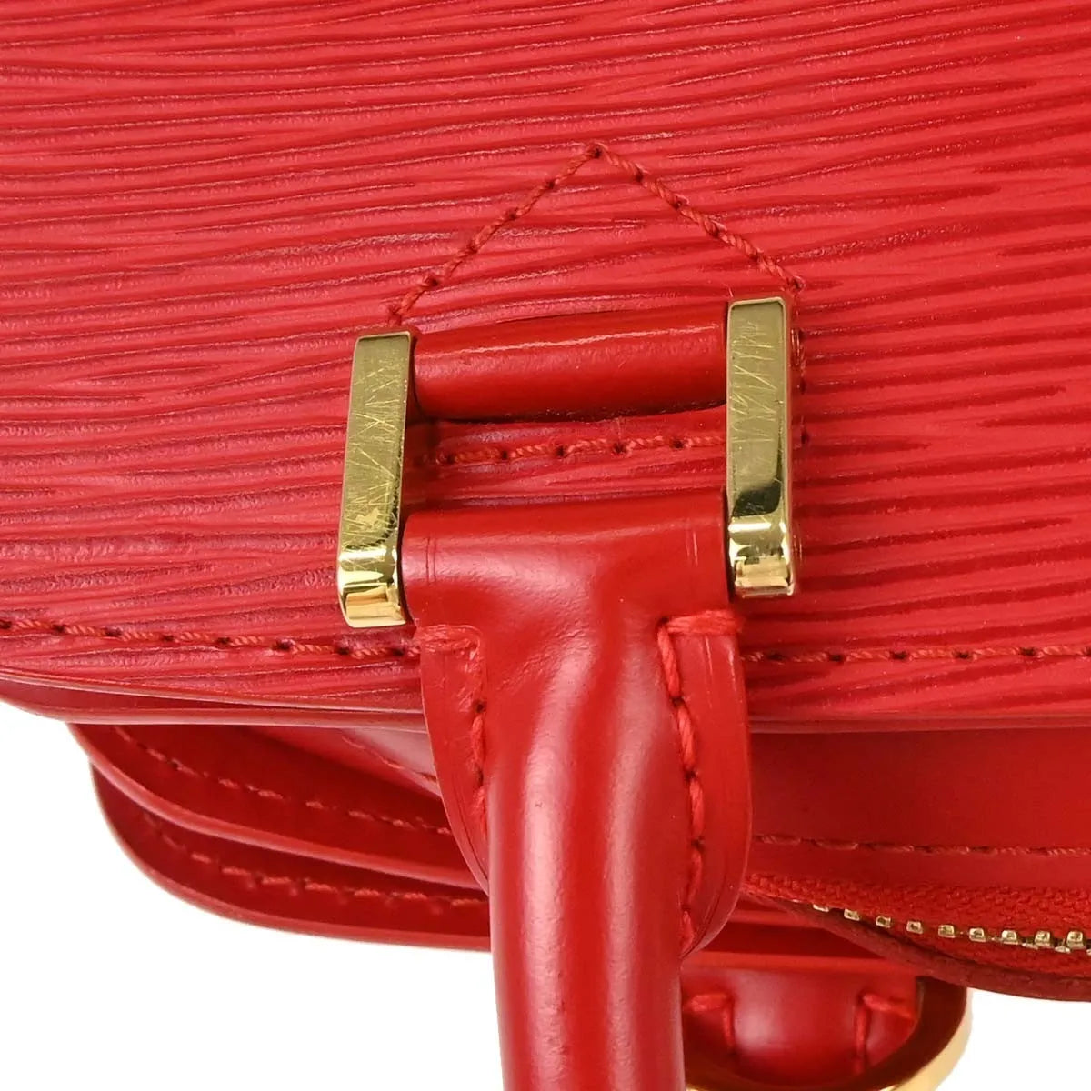 Louis Vuitton Pont Neuf Epi, Red, Leather, Handbag