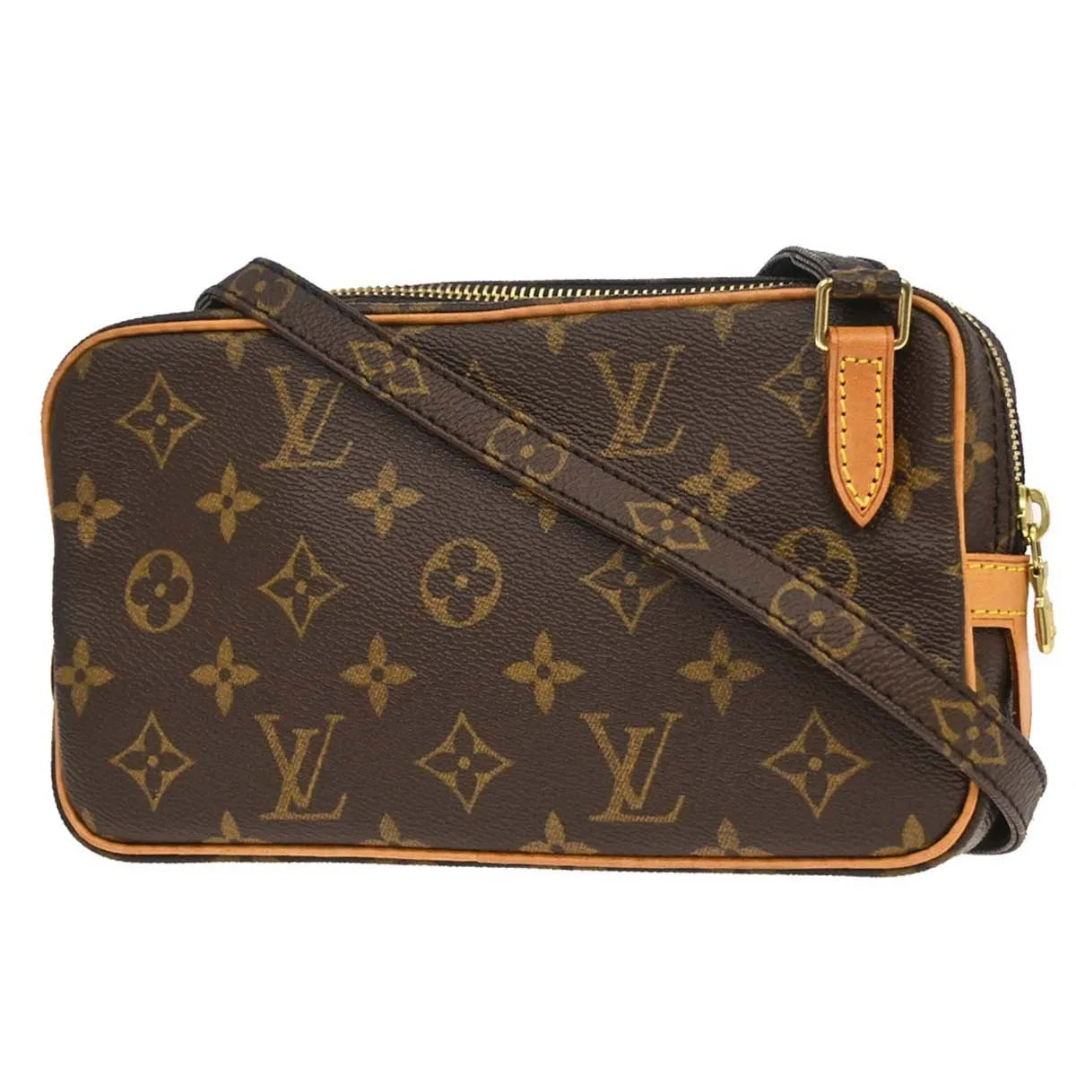 Louis Vuitton Pochette Marly Bandouliere Monogram Canvas, Brown, Canvas, Shoulder Bag