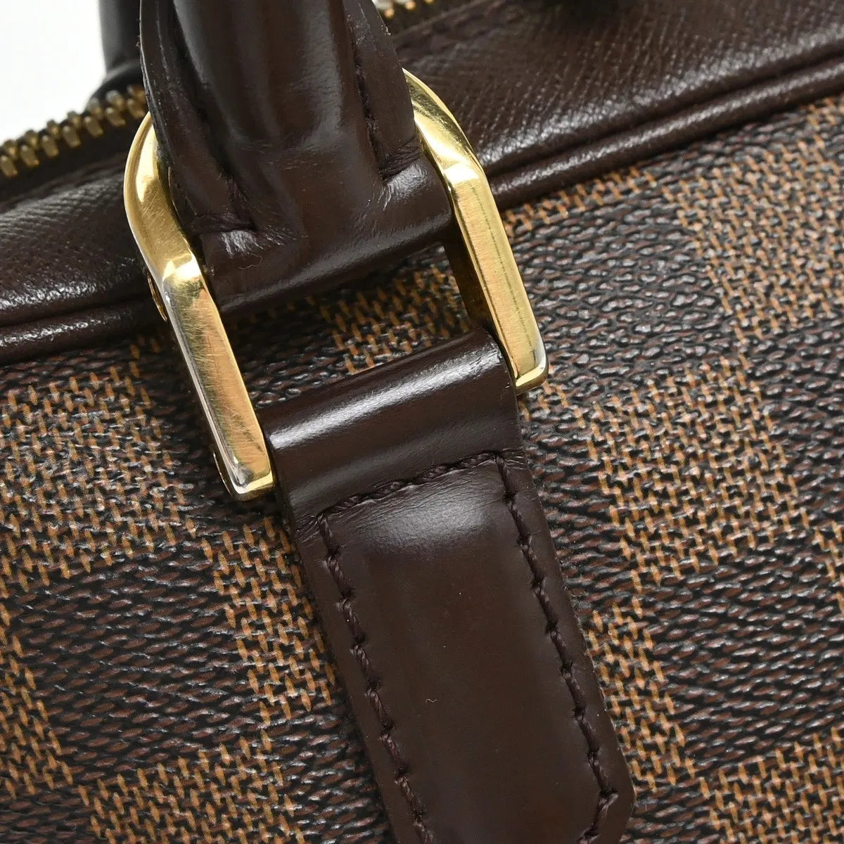 Louis Vuitton Brera Damier, Brown, Canvas, Handbag