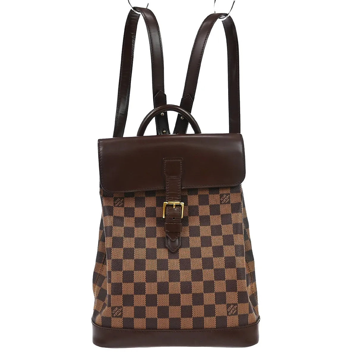 Louis Vuitton Soho Damier, Brown, Canvas, Backpack