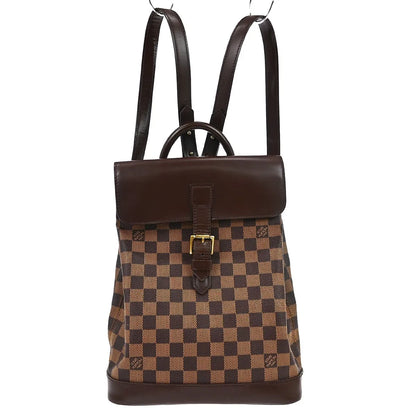 Louis Vuitton Soho Damier, Brown, Canvas, Backpack