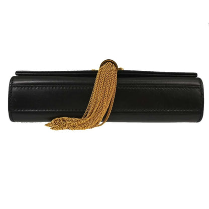 Saint Laurent Kate leather, Black, Leather, Shoulder Bag