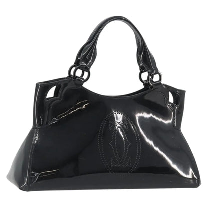 Cartier Marcello Patent leather, Black, Patent Leather, Handbag