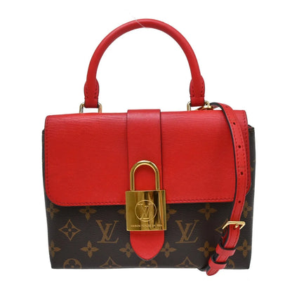 Louis Vuitton Locky Monogram Canvas with Leather, Brown, Canvas, Handbag