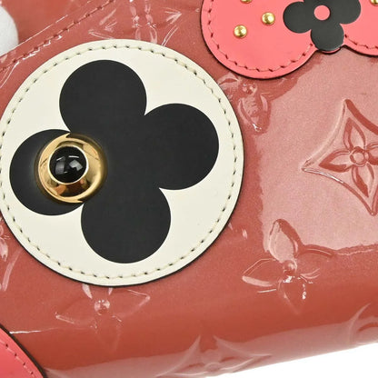 Louis Vuitton Felicie Pochette Limited Edition Valentine Dog Monogram Vernis, Pink, Patent Leather, Handbag