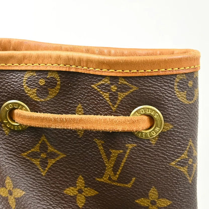 Louis Vuitton Vintage Montsouris Monogram Canvas, Brown, Canvas, Backpack