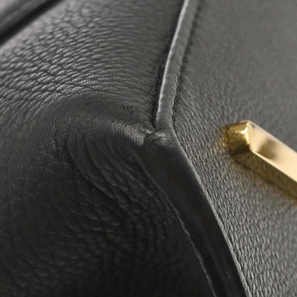 Loewe Gate Tote Leather, Black, Leather, Tote Bag