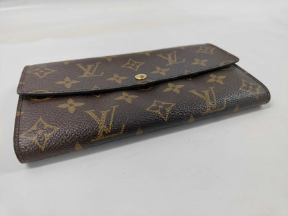 Louis Vuitton Porte Tresor International Monogram Canvas, Brown, Canvas, Wallet