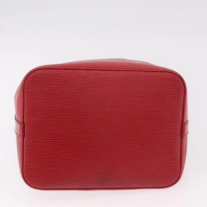 Louis Vuitton Petit Noe Epi Leather, Red, Leather, Shoulder Bag
