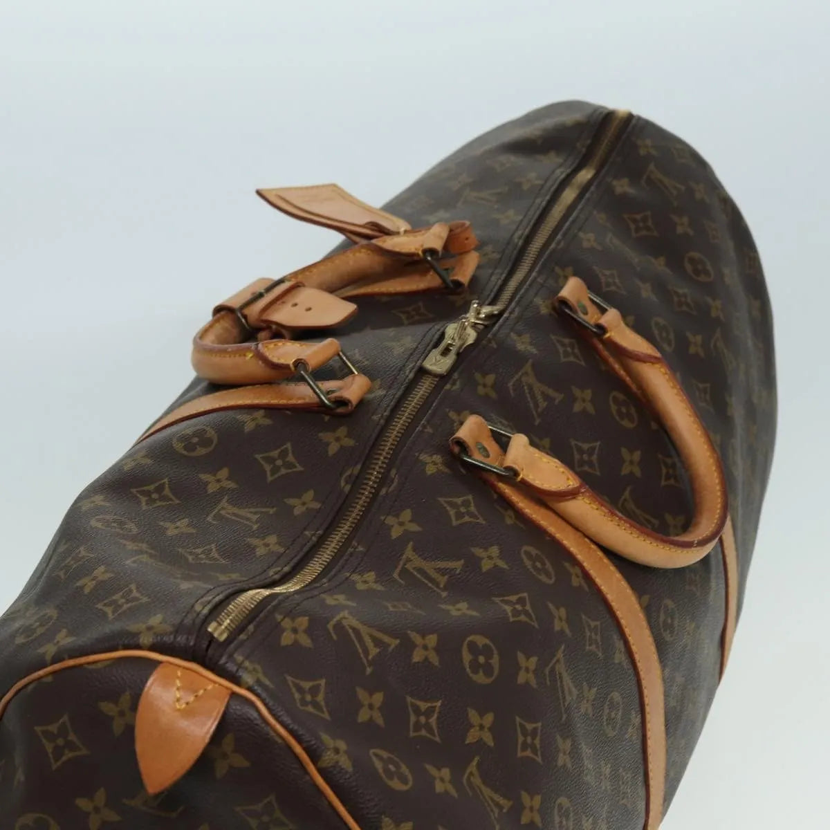 Louis Vuitton Keepall Monogram Canvas, Brown, Canvas, Travel Bag
