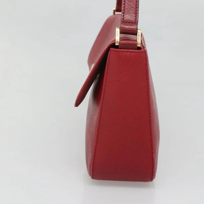 Burberry Vintage Leather, Red, Leather, Shoulder Bag