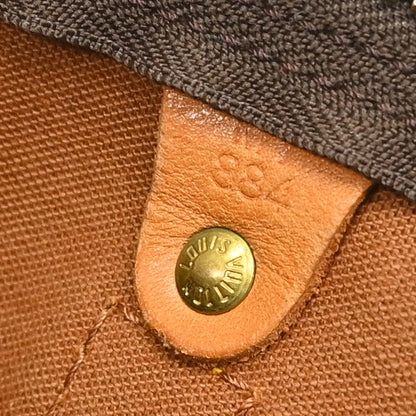 Louis Vuitton Keepall Monogram Canvas, Brown, Canvas, Travel Bag