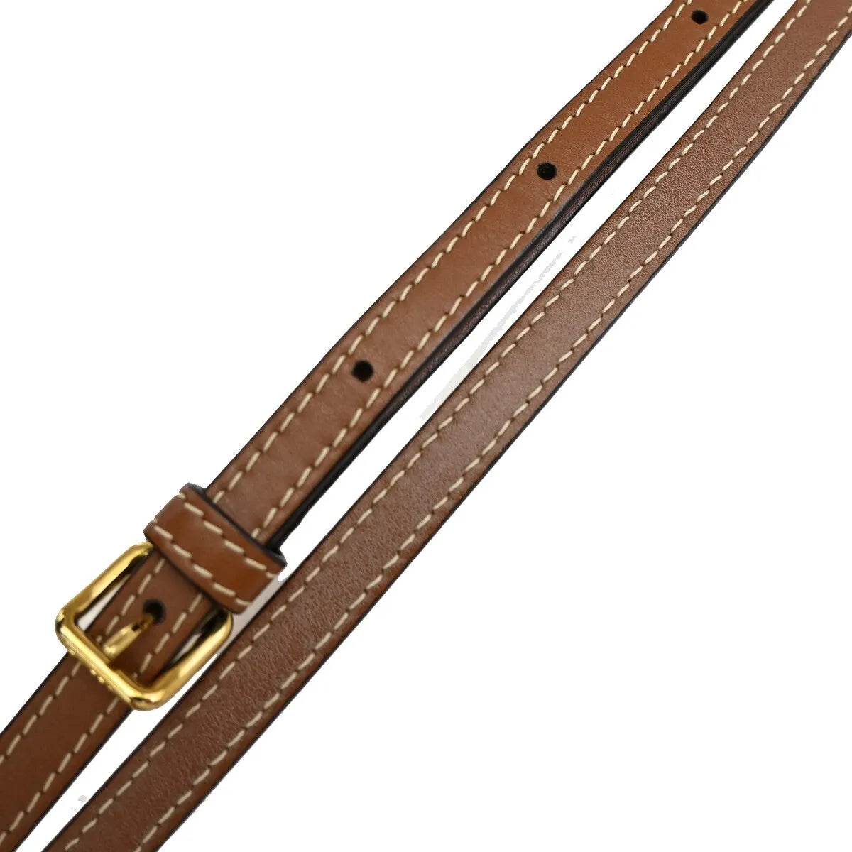 Celine Cuir Triomphe Box Leather, Brown, Leather, Handbag