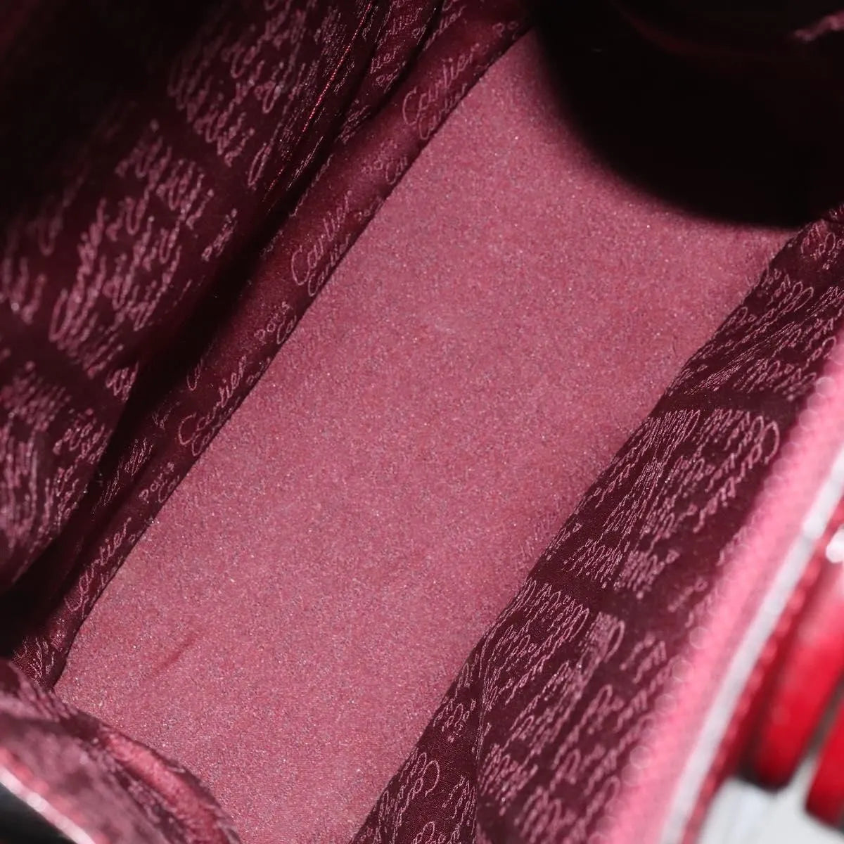 cartier Happy birthday Patent leather, Burgundy, Patent Leather, Backpack
