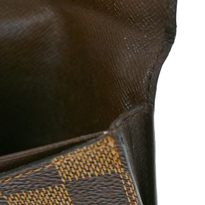 Louis Vuitton Bifold Damier, Brown, Canvas, Wallet