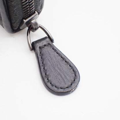 Bottega Veneta Intrecciato Long Zip Leather, Black, Leather, Wallet