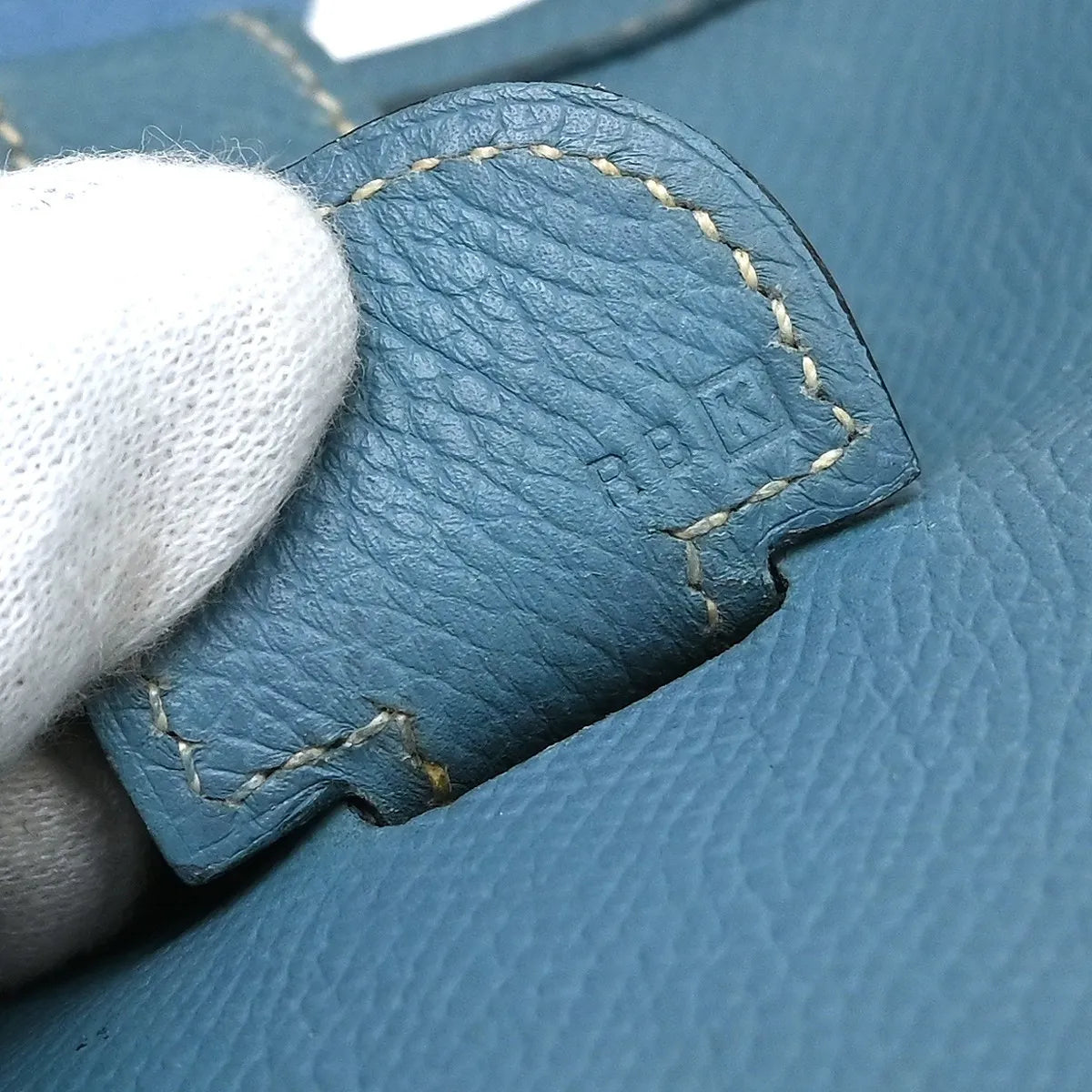 Hermes Evelyne Bag Gen II Clemence, Blue, Leather, Shoulder Bag