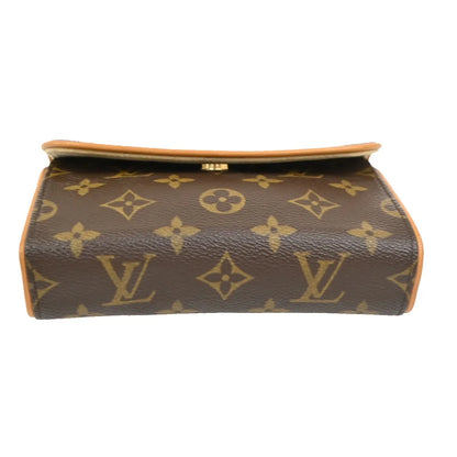 Louis Vuitton Florentine Waist Monogram Canvas, Brown, Canvas, Clutch