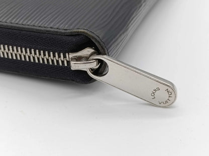 Louis Vuitton Zippy Wallet NM Epi Leather, Black, Leather, Wallet