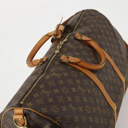 Louis Vuitton Keepall Bandouliere Monogram Canvas, Brown, Canvas, Travel Bag