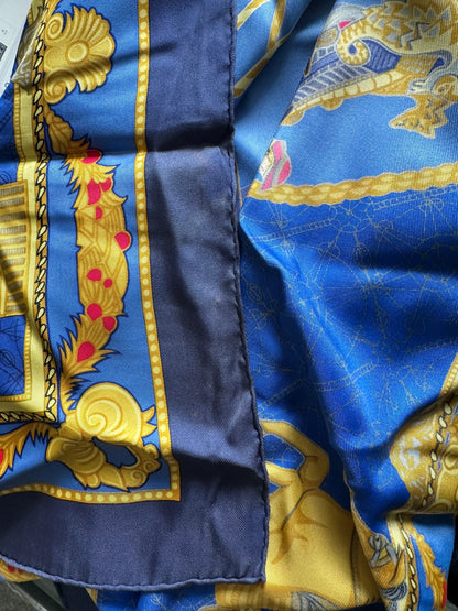 Hermes Carré 90 Silk multicolor, Multicolour, Silk, Scarf