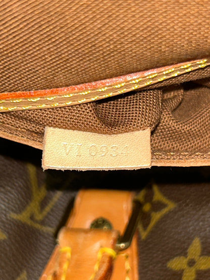 Louis Vuitton Alma Monogram Canvas, Brown, Canvas, Handbag