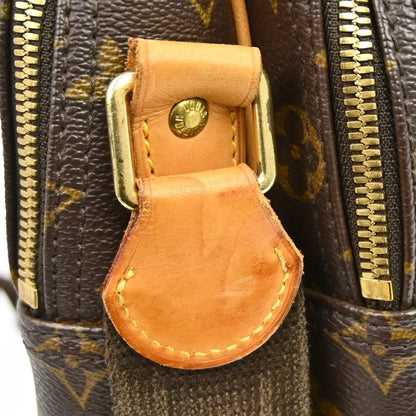 Louis Vuitton Reporter Monogram Canvas, Brown, Canvas, Shoulder Bag