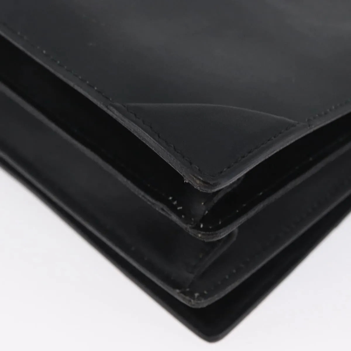 Celine Vintage Leather, Black, Leather, Shoulder Bag