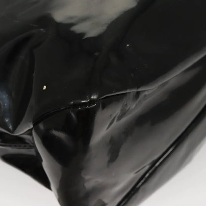 Salvatore Ferragamo Vala Patent leather, Black, Patent Leather, Handbag