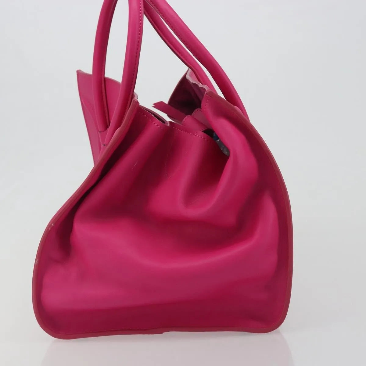 Celine Luggage Smooth Leather, Pink, Leather, Tote Bag