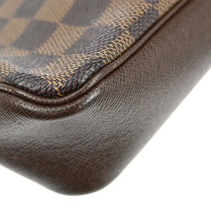 Louis Vuitton Trousse Make Up Damier Canvas, Brown, Canvas, Clutch