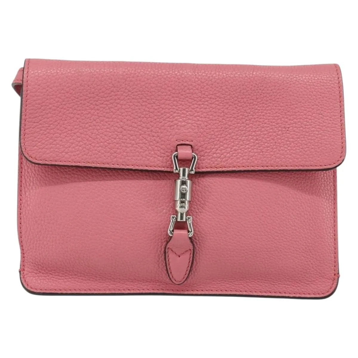 Gucci Jackie Soft Convertible Clutch Leather, Pink, Leather, Handbag
