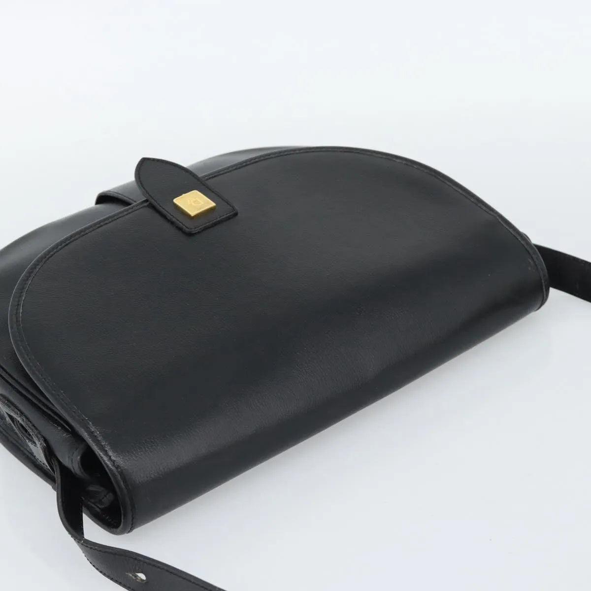 Christian Dior Vintage Leather, Black, Leather, Shoulder Bag