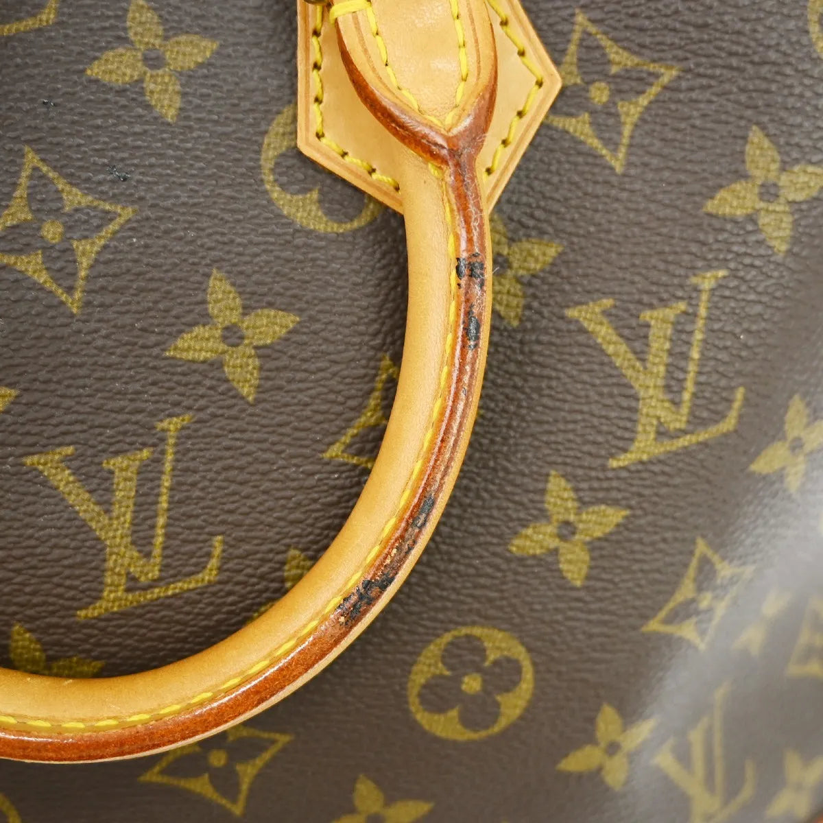 Louis Vuitton Alma Monogram, Brown, Canvas, Handbag