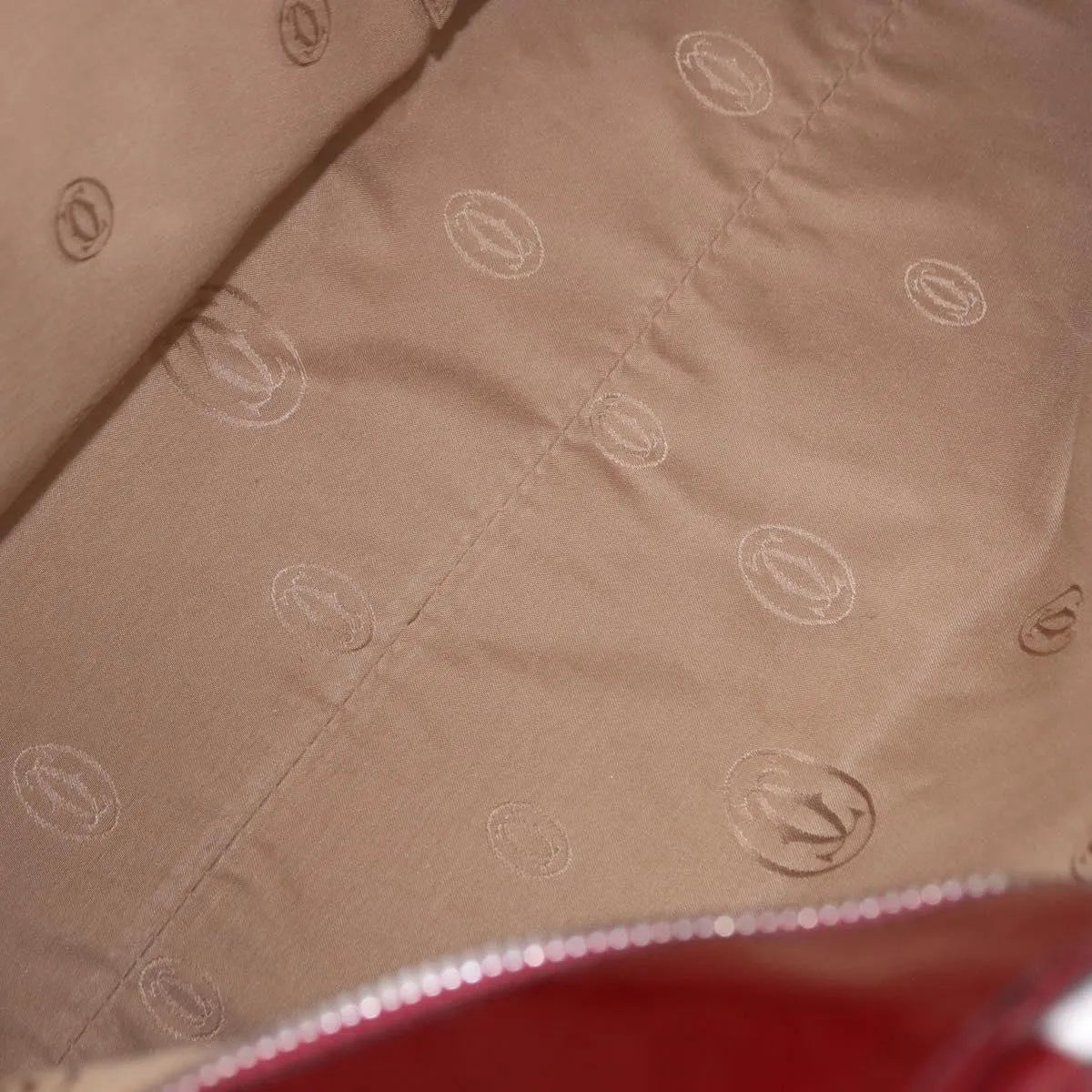 Cartier Marcello Patent leather, Burgundy, Patent Leather, Handbag