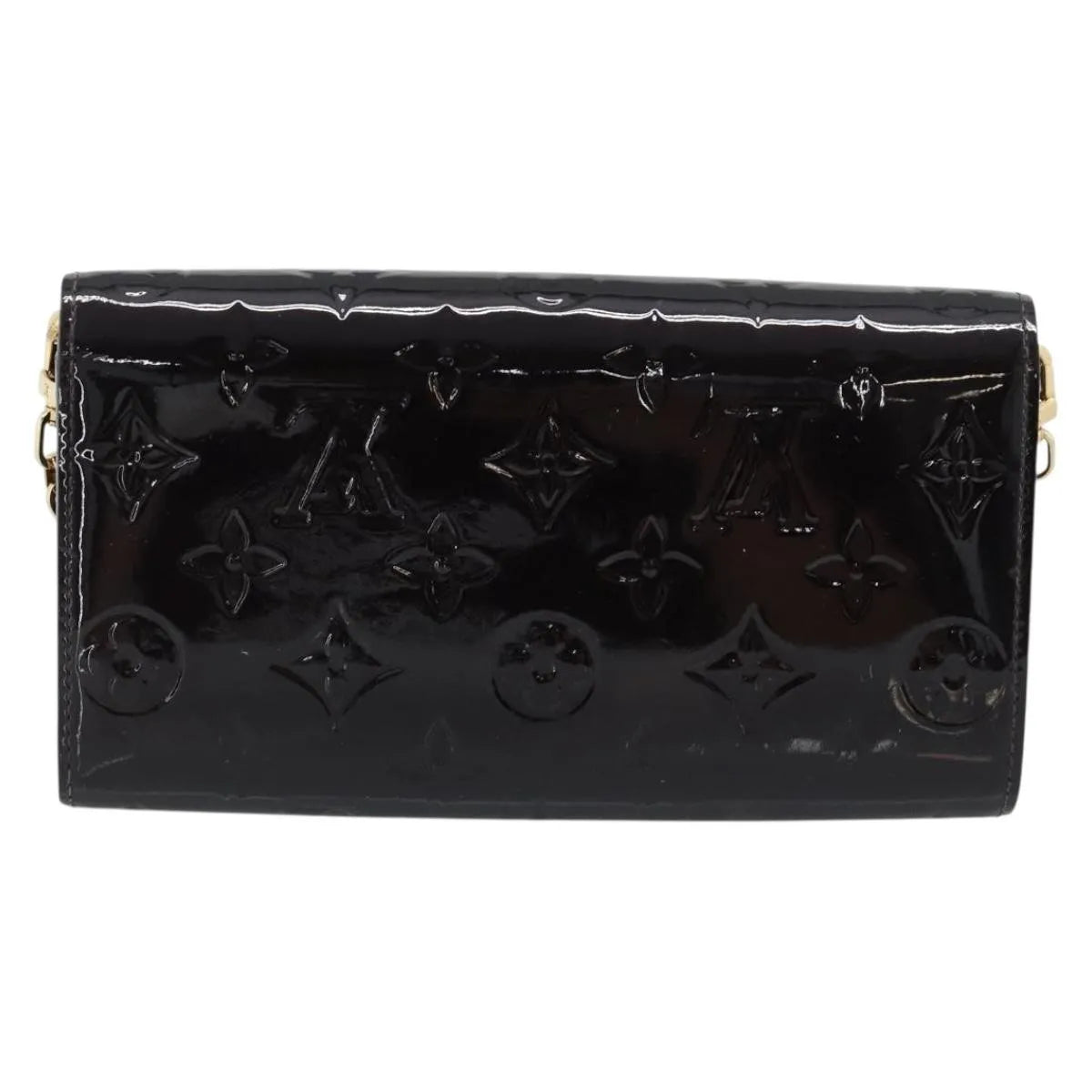 Louis Vuitton Sarah Chain Monogram Vernis, Burgundy, Patent Leather, Clutch