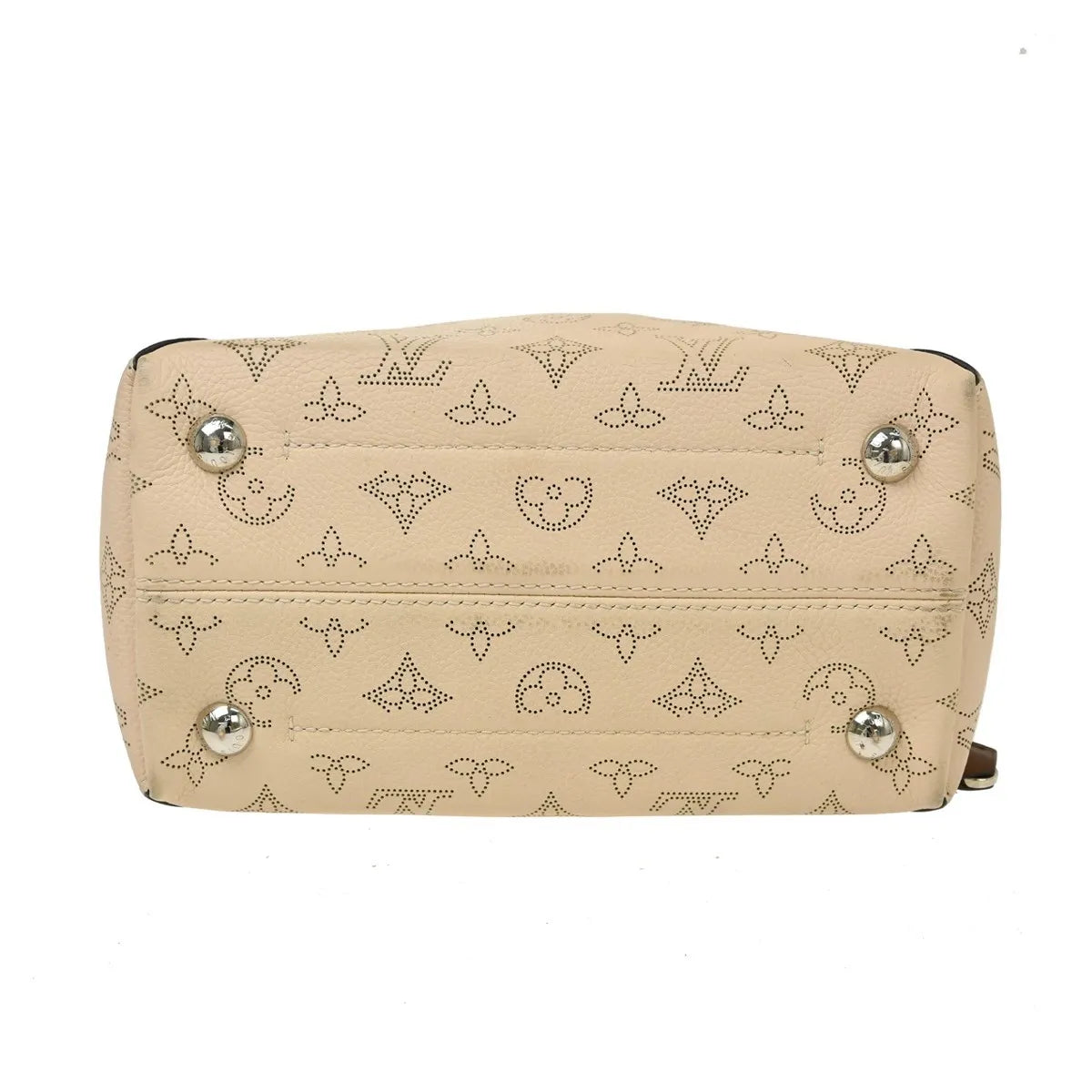 Louis Vuitton Hina Mahina Leather, Beige, Leather, Tote Bag