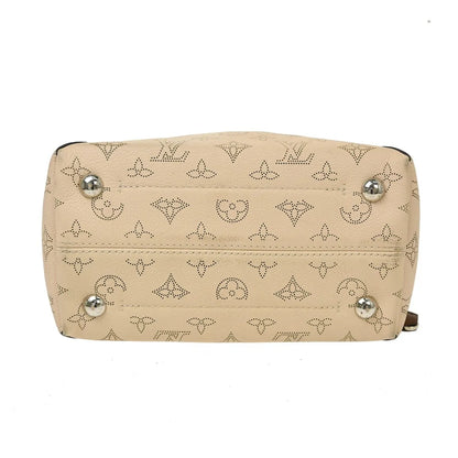 Louis Vuitton Hina Mahina Leather, Beige, Leather, Tote Bag
