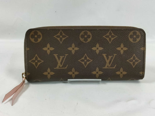 Louis Vuitton Clemence Monogram Canvas, Brown, Canvas, Wallet