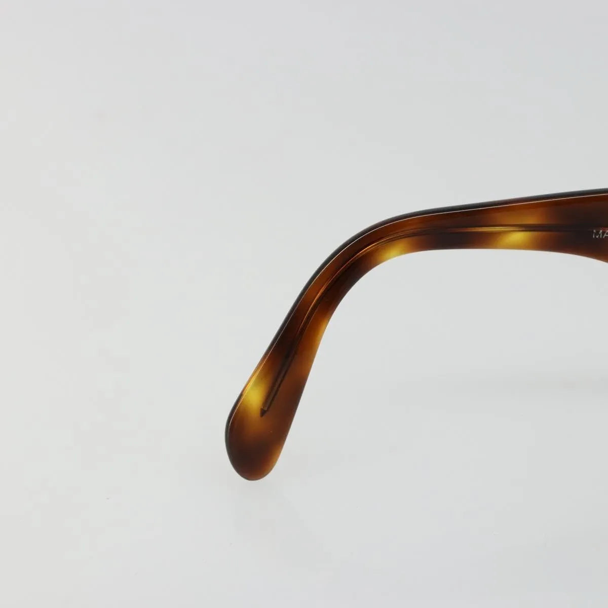 Chanel Coco mark barette Gold plated, Brown, Plastic, Sunglasses