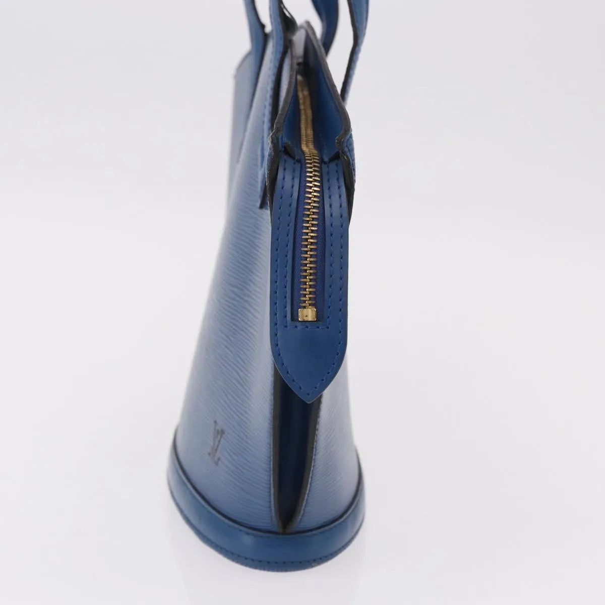 Louis Vuitton Saint Jacques Epi, Blue, Leather, Shoulder Bag