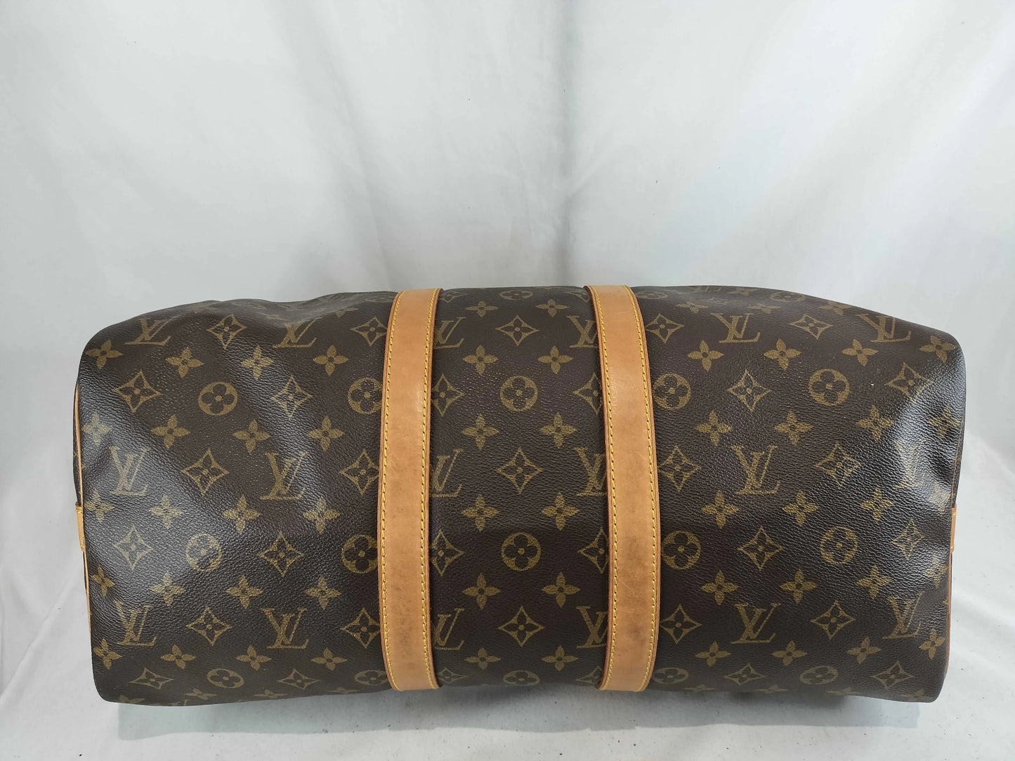 Louis Vuitton Keepall Monogram Canvas, Brown, Canvas, Travel Bag