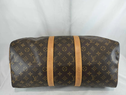 Louis Vuitton Keepall Monogram Canvas, Brown, Canvas, Travel Bag