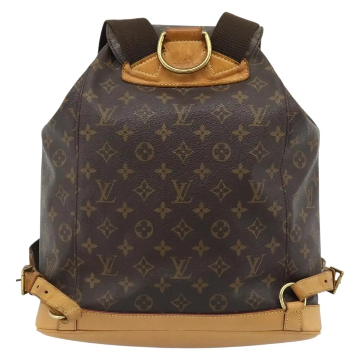 Louis Vuitton Vintage Montsouris Monogram Canvas, Brown, Canvas, Backpack