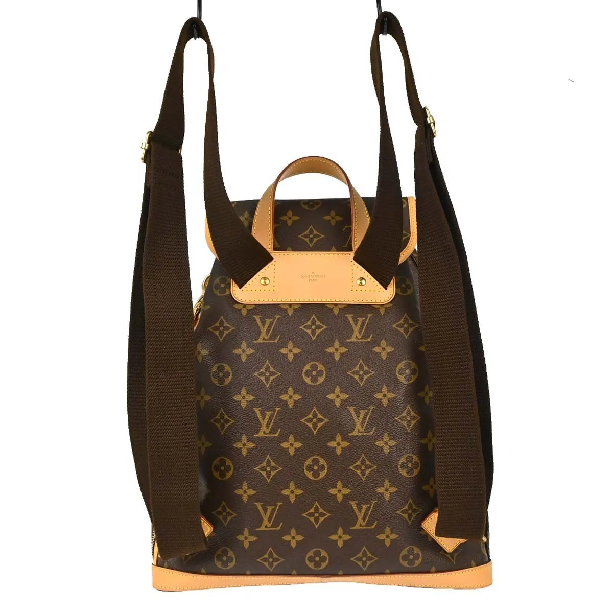 Louis Vuitton Bosphore Monogram Canvas, Brown, Canvas, Backpack