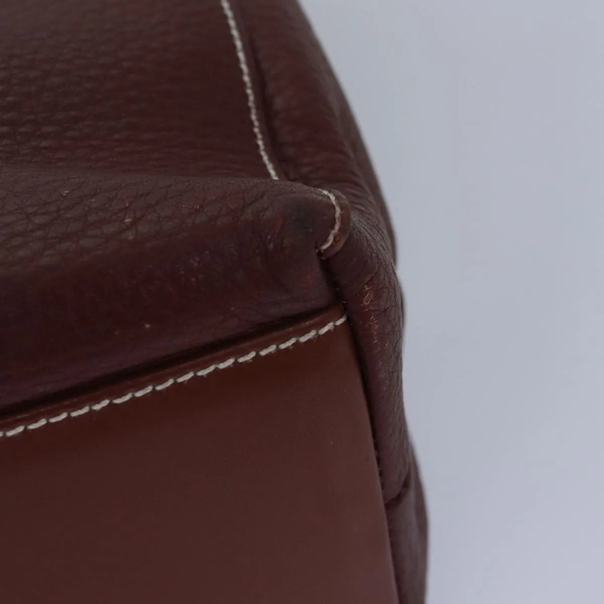 Burberry Vintage Leather, Brown, Leather, Tote Bag