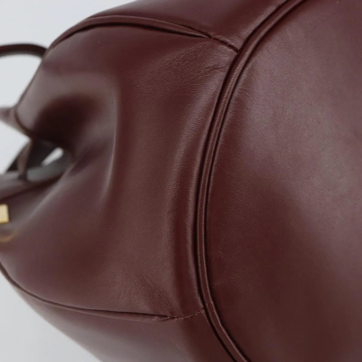 cartier Must de cartier Leather, Burgundy, Leather, Shoulder Bag